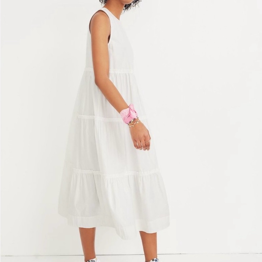 Madewell white parachute dress (xs)